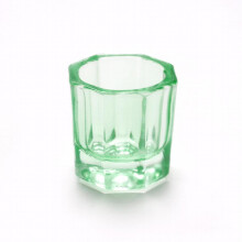 Colorful Small Octagonal Crystal Cup Mixing Cup Nail Washing Cup Liquid Cup Glass Cup Dedicated Nail Enhancement Tools
