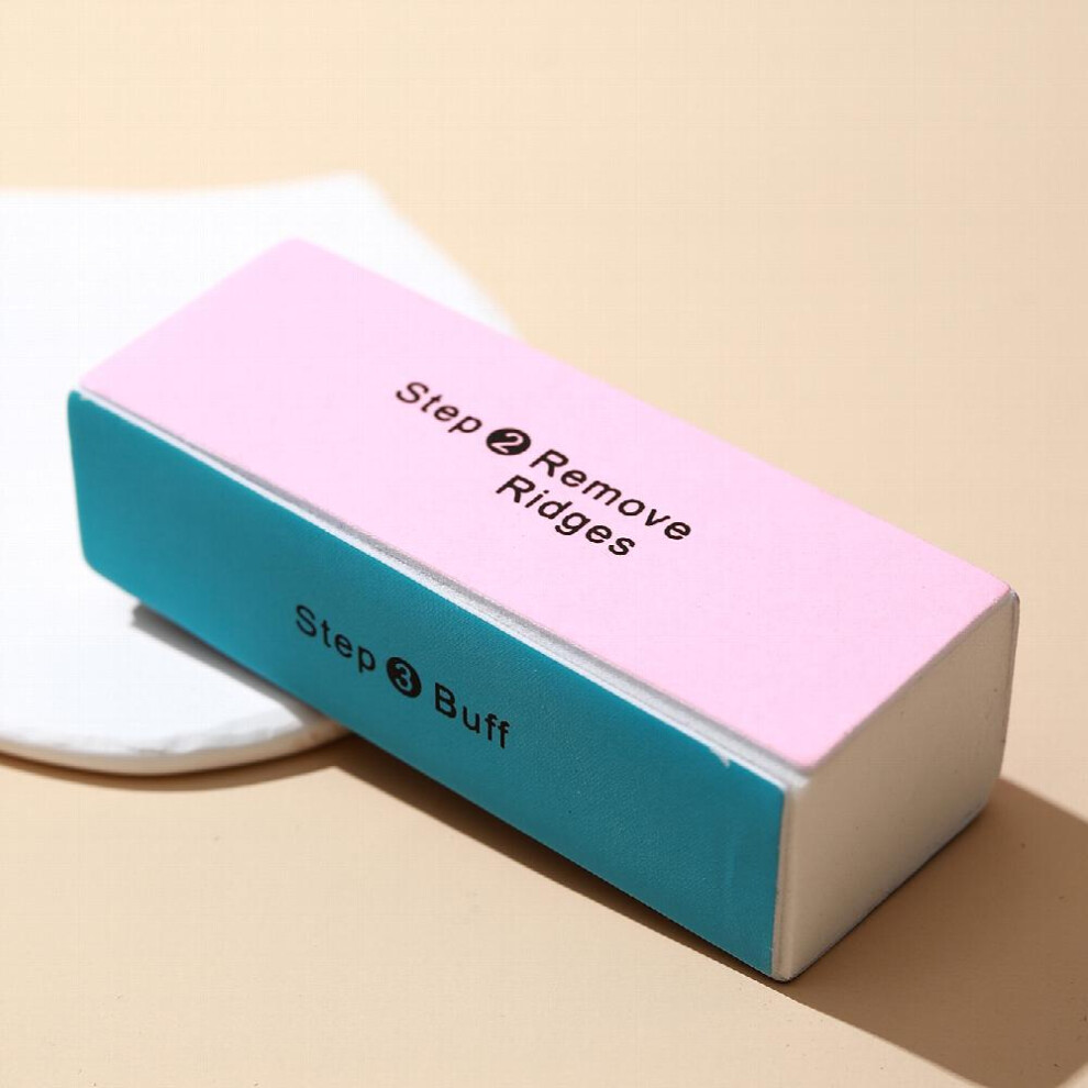 4 Way Nail Buffer Block 4 Step Buffing Block Shine Nail Buffer Files Nails Art Pedicure Manicure Tool Nail Care Nail Salon