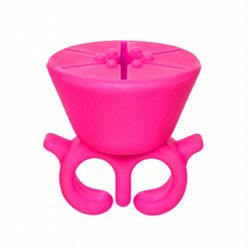 Stylish and Convenient Nail Polish Holder Ring Perfect for Manicures and Pedicures