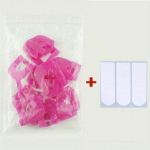 26pcs pack Reusable Soft Plastic Nail Polish Moulds Anti fouling Nail Polish Protection Tools Beginner Nail Art Tools