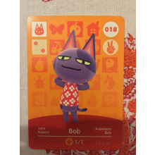 Animal Crossing Amiibo Cards ~018 Bob