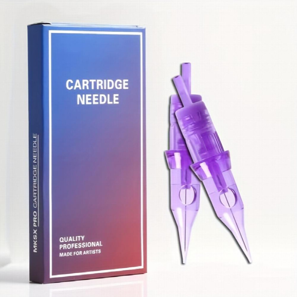 10pcs Tattoo Needles Cartridge Round Liner Tattoo Cartridge Needle Disposable Permanent Makeup Eyebrow Tattoo Cartridge Needle For Rotary Tattoo Machi