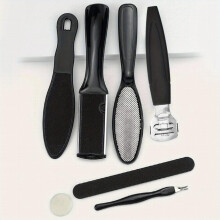 Professional Pedicure Tools Set 7 In 1 Stainless Steel Foot Care Kit Dead Skin Remover Pedicure Kit Foot File Kit Foot Callus Remover