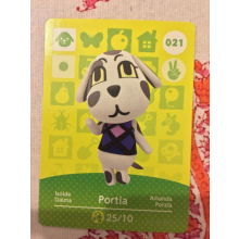 Animal Crossing Amiibo Cards ~021 Portia