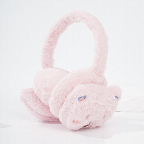 Koala Earmuffs Elastic Fleece Warm Ear Cover Solid Windproof Ear Warmer