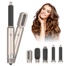 5 in 1 Hot Air Brush Hair Dryer Volumizer Straightener Curler Wand Set