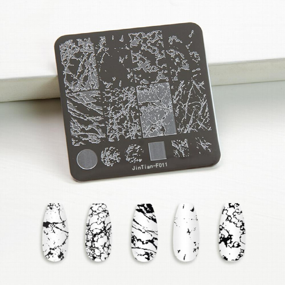 Marble Pattern Nail Stamping Plates Leopard Snake Abstract Image Stamp Template Flower Leaf DIY Nail Printing Stencils Tool Lines Stamp Templates Prin
