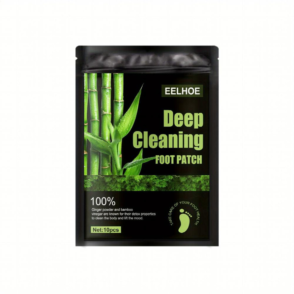 Deep Cleansing Foot Patch Natural Bamboo Vinegar Ginger Powder Foot Pads For Foot Care Adhesive Sheets Relaxation