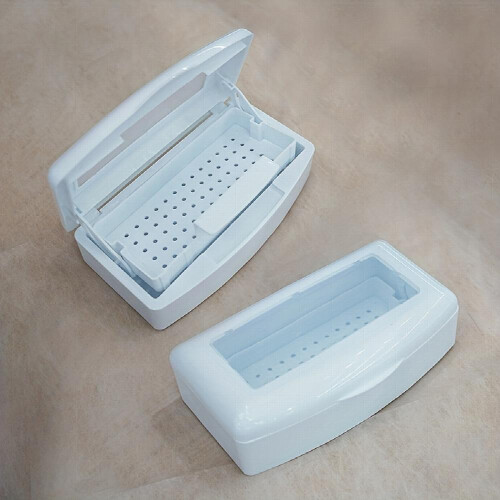 Nail Tool Disinfection Box Alcohol Cleaning Soaking Box Cleaning Nail Tools 1