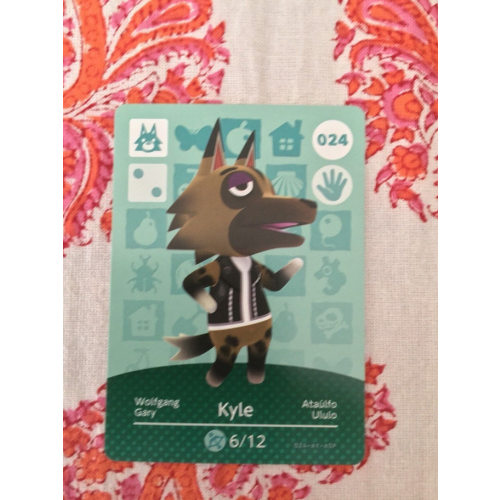 Animal Crossing Amiibo Cards ~024 Kyle