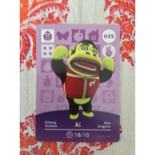 Animal Crossing Amiibo Cards ~025 Al
