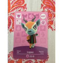 Animal Crossing Amiibo Cards ~027 Lopez