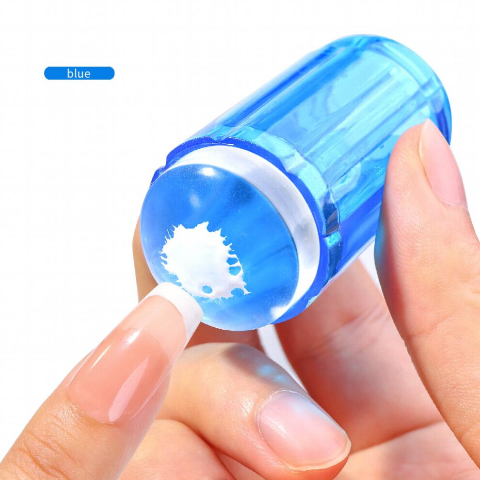 Nail Polish Stamping Kit with Scraper Easy DIY Manicure Tool for Professional Results