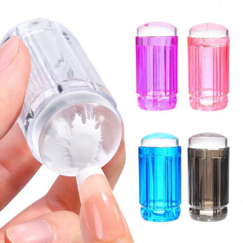 Nail Polish Stamping Kit with Scraper Easy DIY Manicure Tool for Professional Results 1