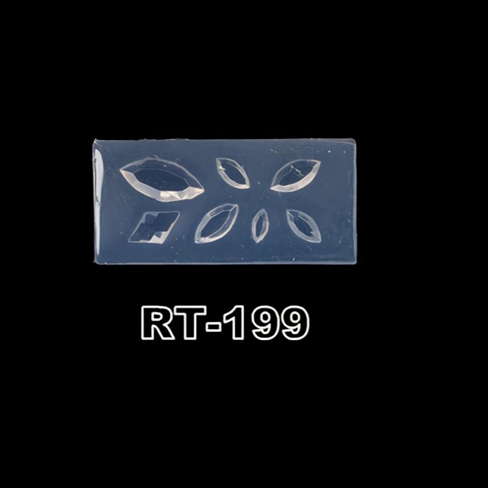 3D Nail Art Mold Silicone Decorative Mold Nail Art Making Tools Silicone Carved Mold Template Mould For Nail Art DIY