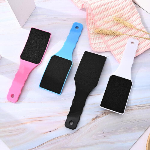 1 Pc Double sided Foot File With Pedicure Brush Random 2
