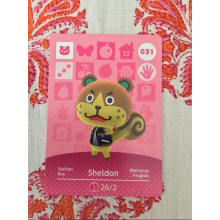 Animal Crossing Amiibo Cards ~031 Sheldon