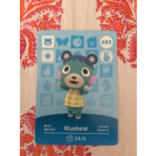 Animal Crossing Amiibo Cards ~032 Bluebear
