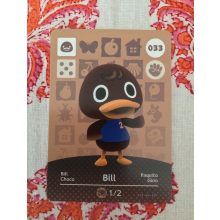 Animal Crossing Amiibo Cards ~033 Bill