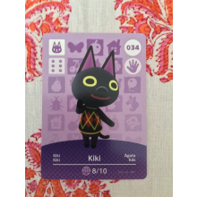 Animal Crossing Amiibo Cards ~034 Kiki