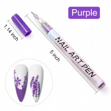 1 Pcs 3D Nail Art Pens Nail Point Graffiti Dotting Pen Drawing Painting Liner Brush For DIY Nail Art Beauty