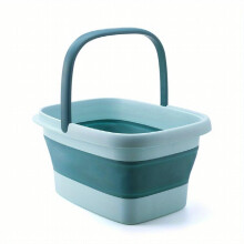 Cleaning Bucket Large Folding Portable Foot Bath Bucket Foldable Foot Washing Bath Car Washing Bucket Fishing Bucket Student Washboard