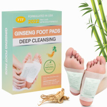 20 pcs Ginseng Foot Pads Natural Ingredients Easy to Use Highly Effective Perfect for Everyday Use