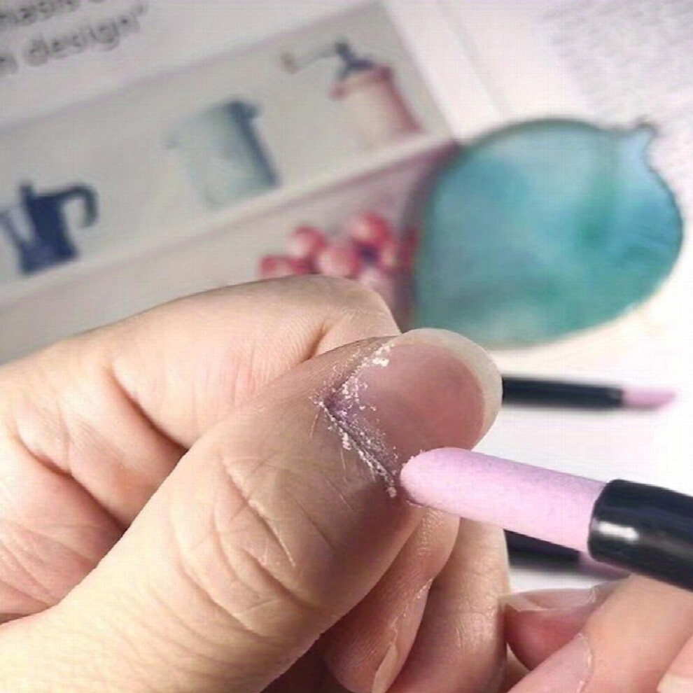 Manicure Tools Grinding Carved Grinding Pen Exfoliating Quartz Ceramics Pen Nail Down A Surface Grinding Finely Ground Rods