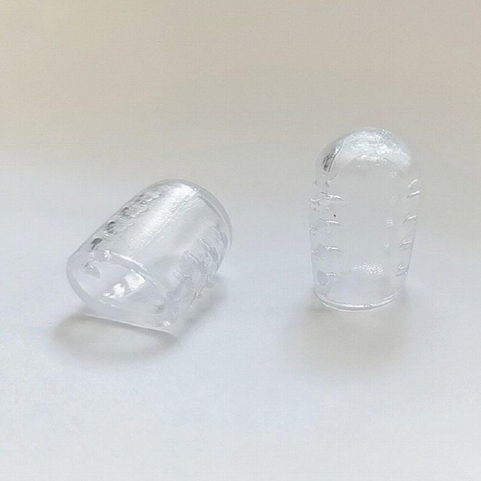 2pcs Clear Toe Protectors Protect Toes From Rubbing Ingrown Toenails Corns Blisters Hammer Toes And Other Painful Toe Problems Soft And Comfortable To