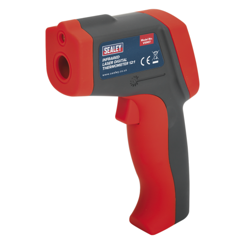 Sealey Sealey Vs907 Infrared Laser Digital Thermometer 12:1 2
