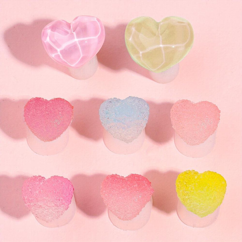 8pcs Toe Spacer Soft Silicone Toe Separator Candy Foot Finger Divider Form Manicure Pedicure Nail Art Tools Toe Separators For Nail Polish