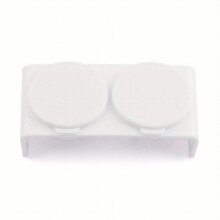 Double Cup Nail Art Soaking Dish with Lids for Mixing Acrylic Powder and Liquid Perfect for Manicures and Washing Brushes