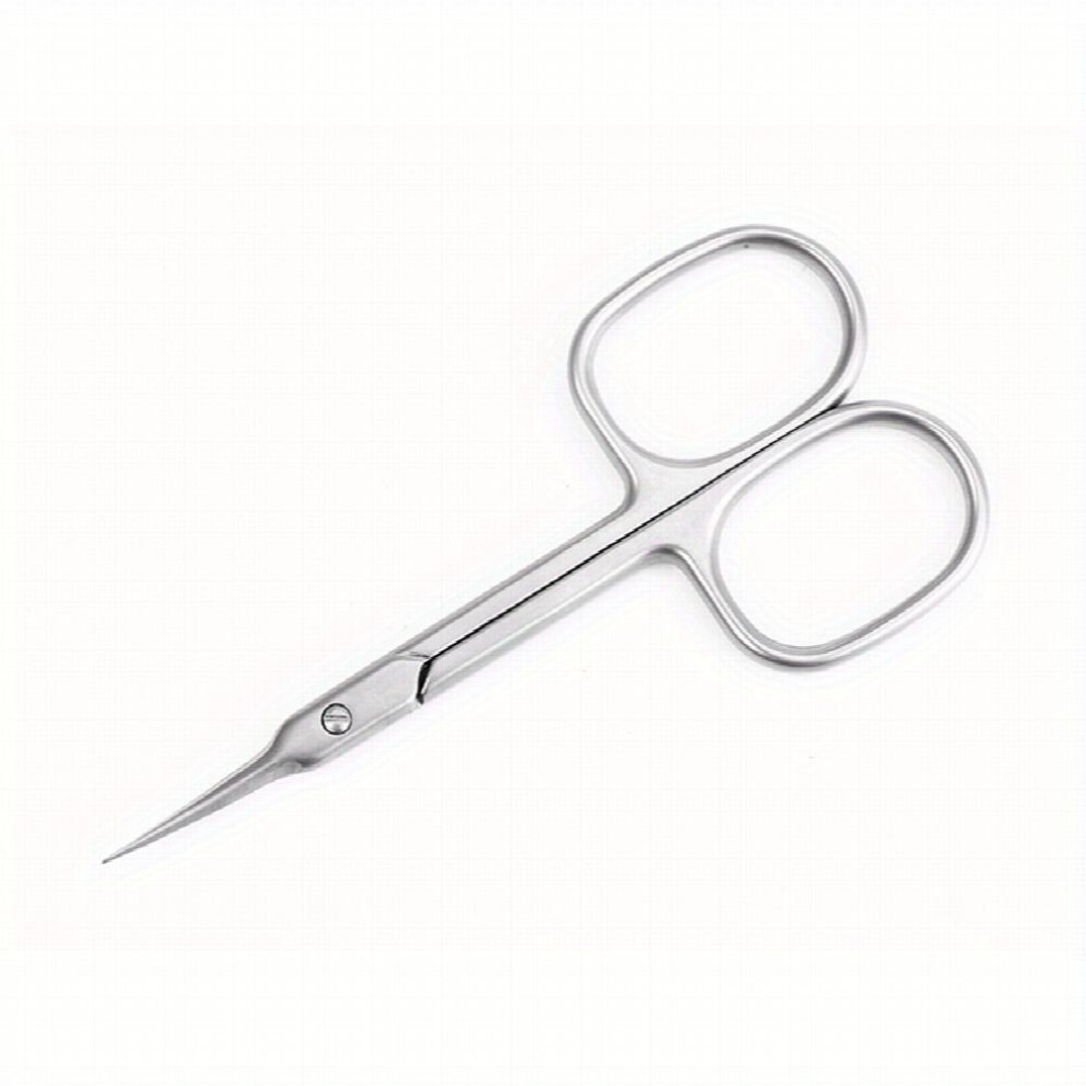 Cuticle Scissors Stainless Curved Blade Nail Scissors Eyebrow Scissors For Women purpose Small Manicure Scissors For Nail Eyebrow Eyelash Nose Hair