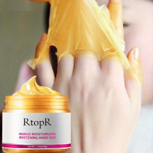 1pc Mango Whitening Hand Wax Moisturizing Exfoliating Anti Aging Repairing and Filming