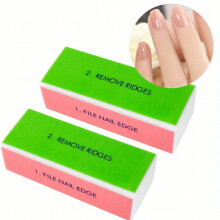 2pcs Shine Nail Buffer Files 4 Step Buffing Block for Pedicure and Manicure Nail Care and Salon Tool