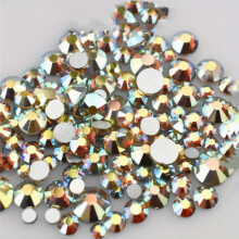 Flat Back Crystal Rhinestones AB Colorful Nail Rhinestones For Nail Art And Craft Decorations Clothes Shoes DIY 4mm 200pcs