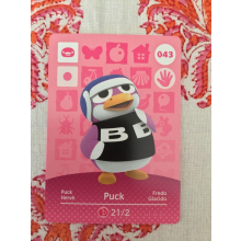 Animal Crossing Amiibo Cards ~043 Puck