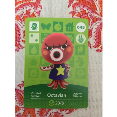 Animal Crossing Amiibo Cards ~045 Octavian