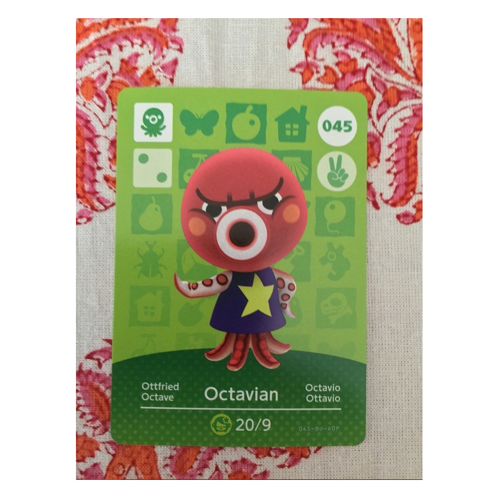 Animal Crossing Amiibo Cards ~045 Octavian