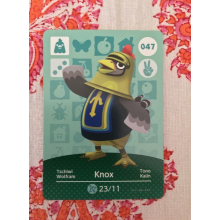 Animal Crossing Amiibo Cards ~047 Knox