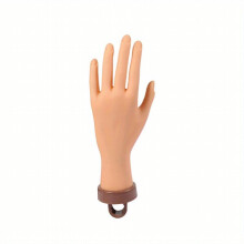 Flexible Bendable Practice Hand for Acrylic Nails Perfect for Nail Training and Practice Includes Nail Pieces and Jelly Glue