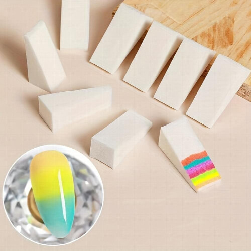 8pcs Gradient Nails Soft Sponges Set Create Fade Manicures with DIY Manicure Tools 1