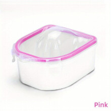 2 Layers Nail Art Soak Bowl Finger Shape Beauty Polish Remover for Manicure Spa Tool Pink and Colors Easy to Use and Clean
