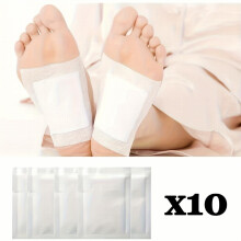 10pcs Deep Cleaning Foot Patches With Natural Bamboo Charcoal Powder Mugwort Foot Pads For Foot Care Foot Pads For Foot And Body Care Remove Odor