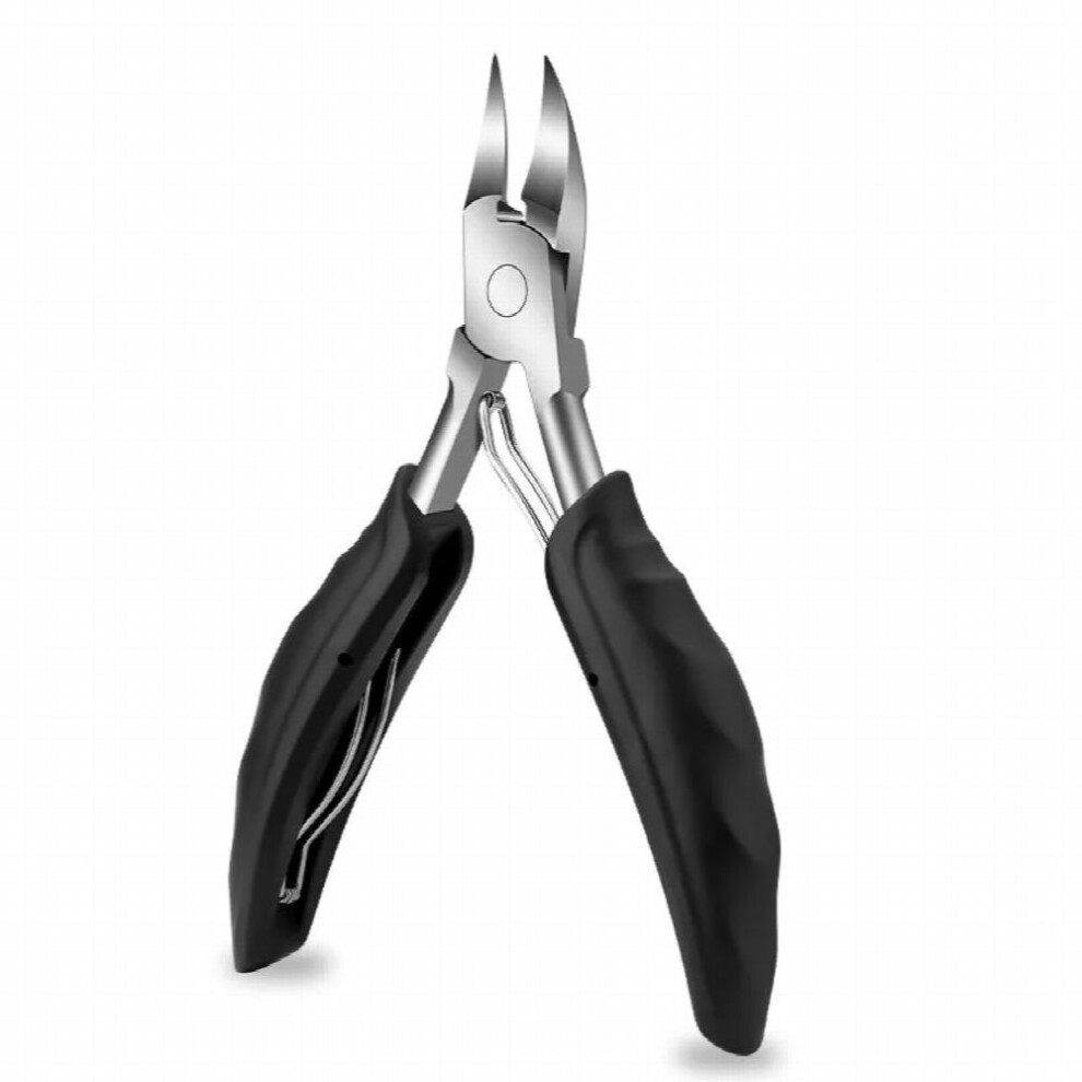 Professional Toenail Clippers Sharp Curved Blade for Thick & Ingrown Toenails Perfect Pedicure Clippers for Men & Seniors