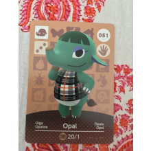 Animal Crossing Amiibo Cards ~051 Opal