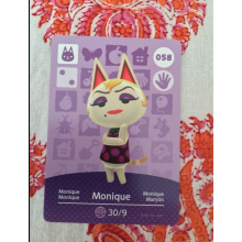 Animal Crossing Amiibo Cards ~058 Monique