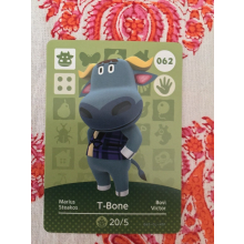 Animal Crossing Amiibo Cards ~062 T-Bone