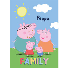 Peppa Pig Fleece Throw Blanket 100 x 140 cm