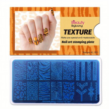 BeautyBigBang Leopard Print Nail Stamping Plates Natural Animal Texture Template for Stunning Nail Art